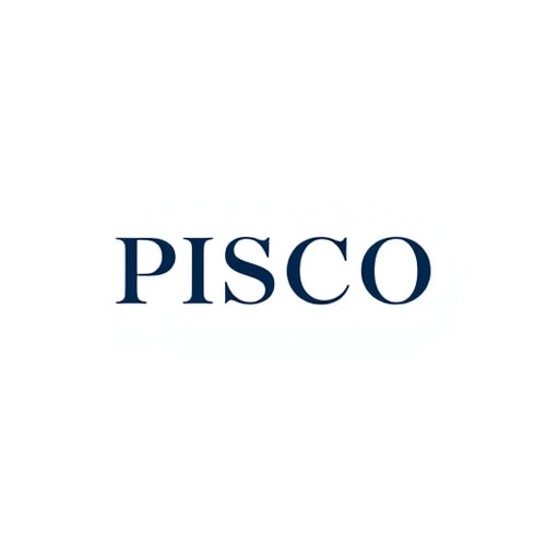 AI Design for The wordmark “PISCO” should be the central focus, written in clean, sans-serif or modern serif typography that conveys elegance and authority. The letters must have balanced spacing and smooth curves, ensuring readability at any size. A touch of customization (such as elongated strokes, soft curves, or a subtle cut in the letters) can make the logo unique while keeping it minimalist. The font should look timeless, refined, and stylish, aligning with the image of a premium bottled water brand.
