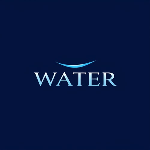 AI Design for Use a minimal color scheme dominated by cool tones like deep navy blue, aqua blue, or silver/white accents to symbolize water purity and freshness. The palette should reflect clarity, trust, and modern aesthetics, steering away from playful or overly bright colors. The overall mood must give an impression of purity, calmness, and exclusivity, similar to high-end international water brands. The background should be clean and uncluttered to enhance the premium feel.