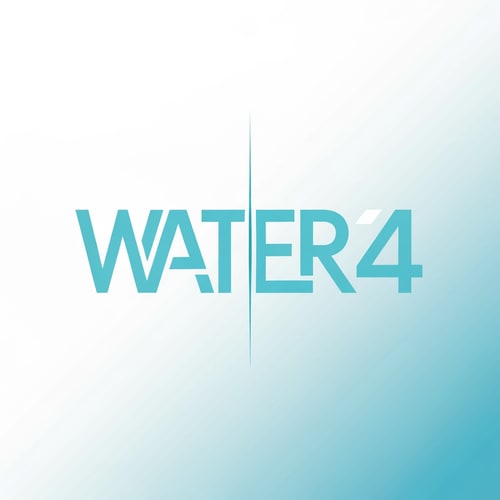 AI Design for Create a modern wordmark for WATER 24 separated by a vertical lightning bar.
Left side: WATER in strong geometric typography.
Right side: “24” in a sharp tech-numeric style.
Minimal, clean, and powerful brand presence.
Use aqua-blue colors with white tones.
Vector, high contrast, suitable for packaging.
Background: clean white or soft blue gradient.