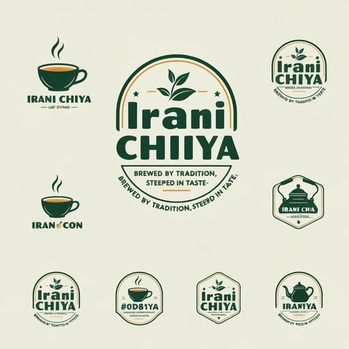 AI Design for “Create a modern, eye-catching logo for a café brand called Irani Chiya. The logo should strongly represent authentic tea culture with bold tea vibes. Include the slogan: ‘BREWED BY TRADITION, STEEPED IN TASTE’.
Use a clean, minimal yet premium design style. Incorporate elements like a steaming tea cup, tea leaves, or a traditional Irani tea kettle, but keep the design modern, iconic, and brandable.
Primary brand colors must be: Green #0D8140 and Yellow #FFF200 — use them prominently for contrast, vibrance, and recognition.
Typography should be bold, slightly vintage, and highly readable to match Irani chai heritage. The overall logo should feel warm, inviting, and memorable.
Generate variations including emblem style, icon-focused, badge-style, and wordmark versions with the slogan.”
