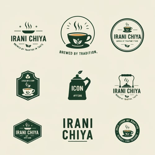 AI Design for “Create a modern, eye-catching logo for a café brand called Irani Chiya. The logo should strongly represent authentic tea culture with bold tea vibes. Include the slogan: ‘BREWED BY TRADITION, STEEPED IN TASTE’.
Use a clean, minimal yet premium design style. Incorporate elements like a steaming tea cup, tea leaves, or a traditional Irani tea kettle, but keep the design modern, iconic, and brandable.
Primary brand colors must be: Green #0D8140 and Yellow #FFF200 — use them prominently for contrast, vibrance, and recognition.
Typography should be bold, slightly vintage, and highly readable to match Irani chai heritage. The overall logo should feel warm, inviting, and memorable.
Generate variations including emblem style, icon-focused, badge-style, and wordmark versions with the slogan.”