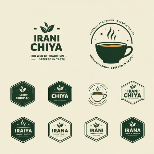AI Design for “Create a modern, eye-catching logo for a café brand called Irani Chiya. The logo should strongly represent authentic tea culture with bold tea vibes. Include the slogan: ‘BREWED BY TRADITION, STEEPED IN TASTE’.
Use a clean, minimal yet premium design style. Incorporate elements like a steaming tea cup, tea leaves, or a traditional Irani tea kettle, but keep the design modern, iconic, and brandable.
Primary brand colors must be: Green #0D8140 and Yellow #FFF200 — use them prominently for contrast, vibrance, and recognition.
Typography should be bold, slightly vintage, and highly readable to match Irani chai heritage. The overall logo should feel warm, inviting, and memorable.
Generate variations including emblem style, icon-focused, badge-style, and wordmark versions with the slogan.”