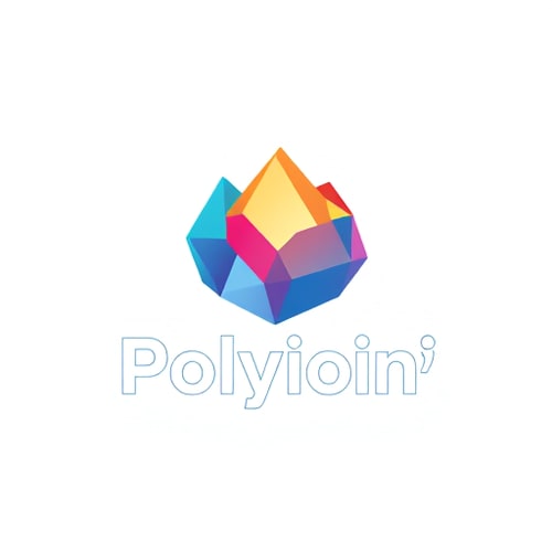 AI Design for logo for the Polygon paper figures brand named Papirić