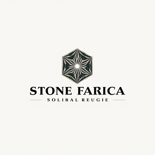 AI Design for create a logo for a granite company called stone fabrica, should have some sort of granite element to it