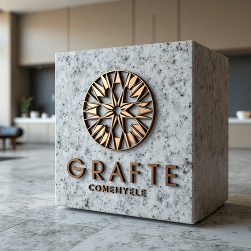 AI Design for create a granite for a granite company called stone fabrica