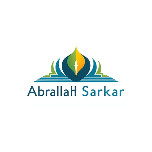 AI Design for design a logo of my name Abdullah Sarkar