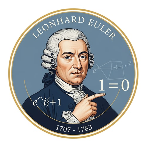 AI Design for a pictorial logo of Leonhard Euler