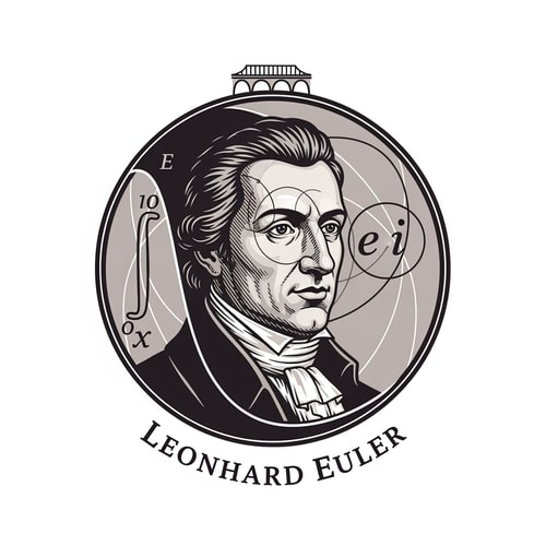 AI Design for a pictorial logo of Leonhard Euler