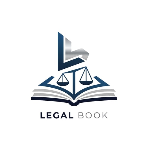 AI Design for . یه لوگو طراحی کن. حقوقی کتاب مدرن