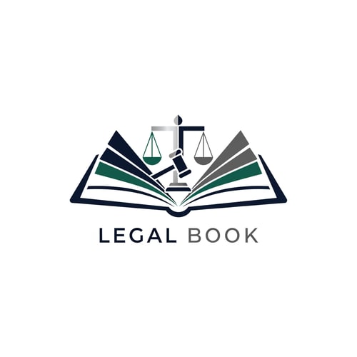 AI Design for . یه لوگو طراحی کن. حقوقی کتاب مدرن