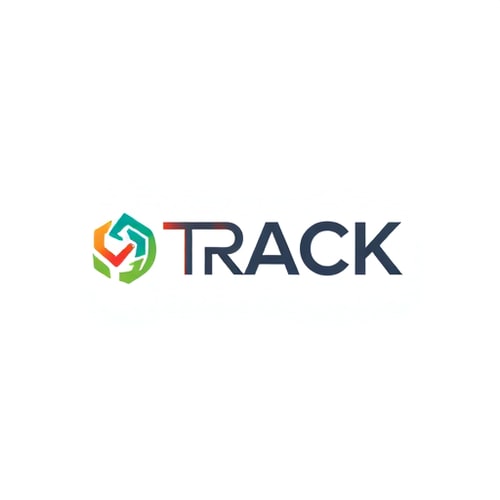 AI Design for want a logo for a “TRACK” brand, and it’s related to attendance tracking.