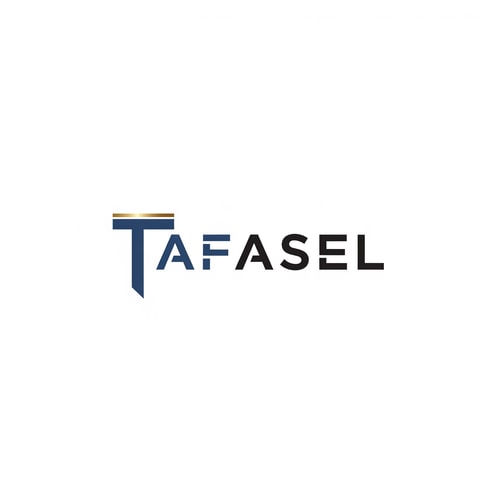 AI Design for Design a modern, minimalist wordmark logo for a general contracting company named “TAFASEL”.

The logo must be text-based only, using the word TAFASEL as the full logo.
Focus on the first letter “T” by giving it a subtle, clever modification that reflects construction or engineering (e.g., structural balance, beam alignment, modular connection, or architectural form), without making it complex or decorative.
The “T” should feel integrated, strong, and slightly distinctive, but still clean and professional.

Style & Direction:

Minimalist, corporate, high-end
Clean geometry, sharp edges, precise spacing
Inspired by engineering, structure, and stability
No icons, no symbols, no extra graphics — only typography

Colors:

Use deep, rich tones (not light colors) such as:
Dark navy
Charcoal black
Deep steel blue
Subtle metallic gold accent (optional, very minimal)
Avoid bright or washed-out colors

Background:

Pure white background only

Typography:

Custom sans-serif or geometric font
Balanced letter spacing
Slight bold weight to reflect strength and reliability

Output:

Centered composition
High resolution
Flat design (no mockups, no shadows, no textures)
Clean vector-style appearance