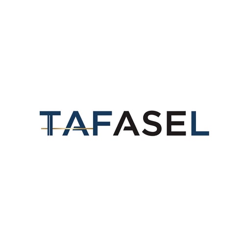 AI Design for Design a modern, minimalist wordmark logo for a general contracting company named “TAFASEL”.

The logo must be text-based only, using the word TAFASEL as the full logo.
Focus on the first letter “T” by giving it a subtle, clever modification that reflects construction or engineering (e.g., structural balance, beam alignment, modular connection, or architectural form), without making it complex or decorative.
The “T” should feel integrated, strong, and slightly distinctive, but still clean and professional.

Style & Direction:

Minimalist, corporate, high-end
Clean geometry, sharp edges, precise spacing
Inspired by engineering, structure, and stability
No icons, no symbols, no extra graphics — only typography

Colors:

Use deep, rich tones (not light colors) such as:
Dark navy
Charcoal black
Deep steel blue
Subtle metallic gold accent (optional, very minimal)
Avoid bright or washed-out colors

Background:

Pure white background only

Typography:

Custom sans-serif or geometric font
Balanced letter spacing
Slight bold weight to reflect strength and reliability

Output:

Centered composition
High resolution
Flat design (no mockups, no shadows, no textures)
Clean vector-style appearance