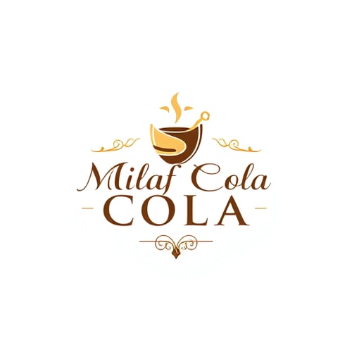 AI Design for Milaf Cola stylish luxury creative logo