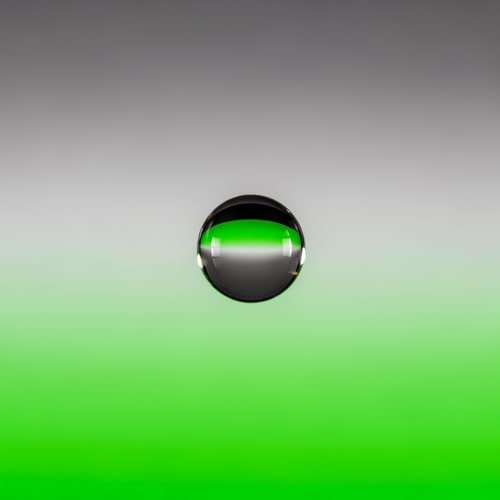 AI Design for water drop gray and background in green and parrot green