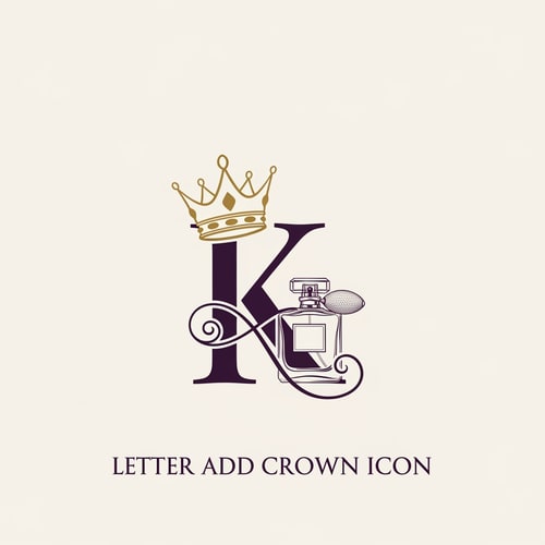AI Design for Please make a logo for my perfume brand, K Letter Add Crown icon

Typography logo, Add Crown & perfume bottle