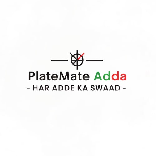 AI Design for I want to make a Food & logo (Minimal & Simple)
"PlateMate Adda"
Tagline:- Har Adde Ka Swaad

Concept:- 2 Dost beth ke khana kha street par beth ke khana kha rahe hain aur table alg alg tarhe ki dish hain jaise burgur, pizza, noodles.
Cartoon character