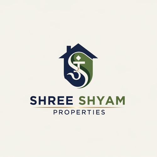 AI Design for Make a logo for a company related to property which name is shree shaym