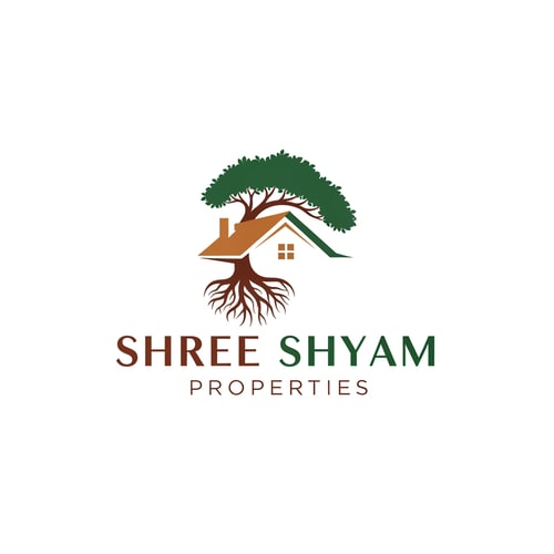 AI Design for Make a logo for a company related to property which name is shree shaym