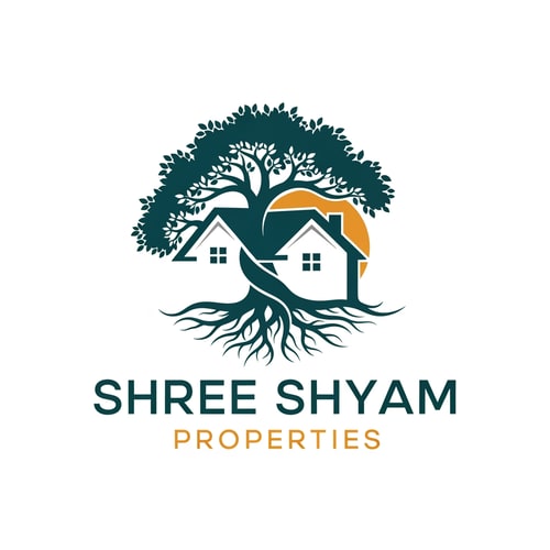 AI Design for Make a logo for a company related to property which name is shree shaym