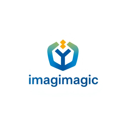 AI Design for create a modern and standard logo for imagimagic. it is a printing and designing shop