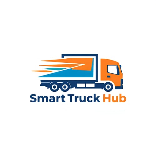 AI Design for for logistic app i have to create Smart Truck Hub logo