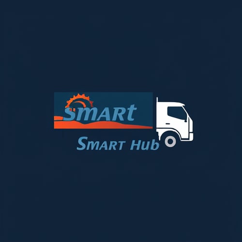 AI Design for for logistic app i have to create Smart Truck Hub logo