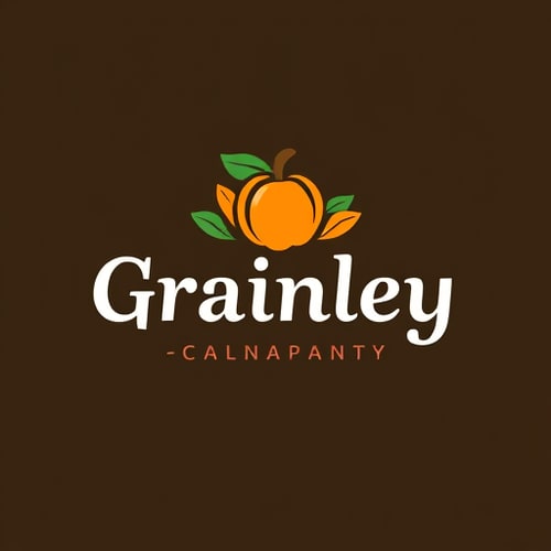 AI Design for i have company of dry fruits name as grainley please create a premium logo