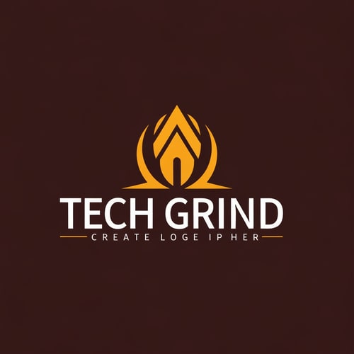 AI Design for I want to create a Logo with the name "Tech Grind".