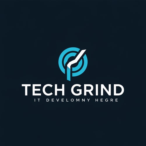 AI Design for I want to create a Logo with the name "Tech Grind" it's an IT comapny in the Development industry