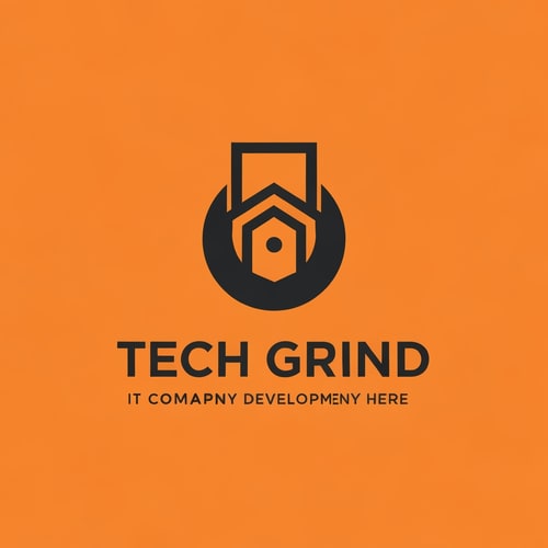 AI Design for I want to create a Logo with the name "Tech Grind" it's an IT comapny in the Development industry