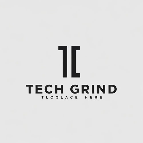 AI Design for I want to create a Logo with the name "Tech Grind".
can you create the logo using the two initial aplhabet of the name?