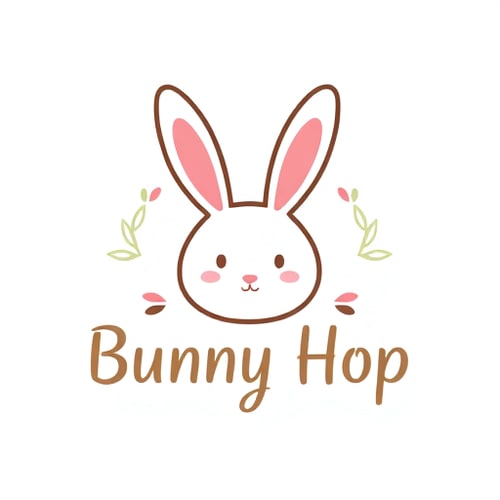 AI Design for Design a logo for a brand named "Bunny Hop" which is about handmade accessories 