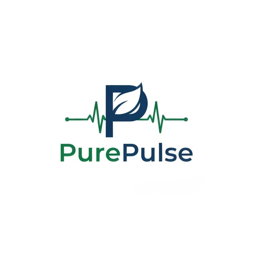 AI Design for Luxury minimalist medical logo for the brand “PurePulse.”
Design a clean geometric letter “P” icon where the curve of the P smoothly transforms into a leaf, symbolizing health and nature.
Integrate a subtle heartbeat (ECG) pulse line flowing through the design.
Style should be minimal, elegant, and balanced with strong symmetry, suitable for modern hospital or healthcare branding.
Use premium negative space techniques and a flat vector design.
Color palette: deep medical blue, emerald green, and white.
The logo should feel trustworthy, professional, and high-end.
Centered on a white background, simple and clean, modern healthcare brand identity, scalable vector logo style.