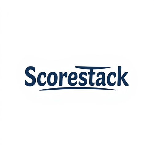 AI Design for Write scorestack with great font styles with white background