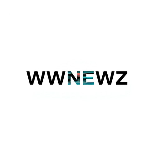 AI Design for Logo design for WWNEWZ a modern digital news and blog platform. Use sharp typography with subtle pixel/digital effects. The design should be minimal, futuristic, and professional. Colors: black and white with a touch of cyan or red