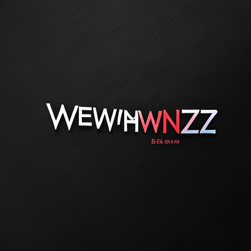 AI Design for “Design a sleek and modern logo for WWNewz, a blog-style news website. Use bold, clean typography with a futuristic yet minimal look. Keep it simple, black and white with a touch of red or blue accent. No icons, just a stylish wordmark that feels professional and trustworthy.”