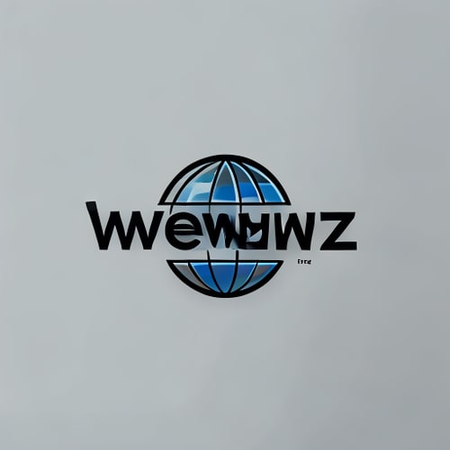 AI Design for Create a modern logo for WWNewz, a global news and blogging website. Use minimalist typography combined with a small abstract globe element integrated into the text. Keep the style clean, flat, and professional with black and blue colors.