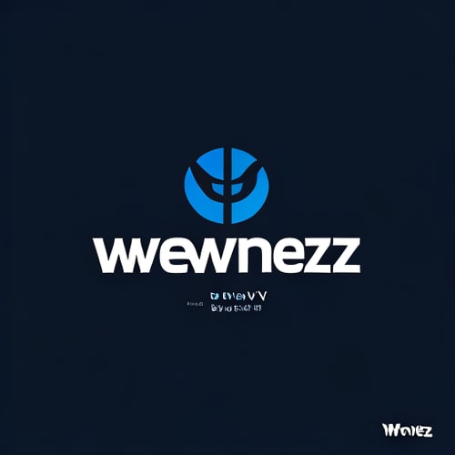 AI Design for Modern minimalist logo design for "wwnewz", a global blog and news website. Bold sans-serif typography, professional and sleek. Use a clean icon that suggests news, communication, or world coverage. Flat vector style, strong branding, blue and black color scheme.