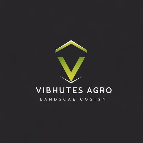 AI Design for Vibhutes Agro this is landscape company pls suggest the logo