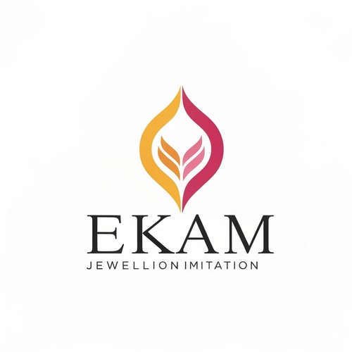 AI Design for create logo for jewellery imitation company and company name is Ekam Imitation