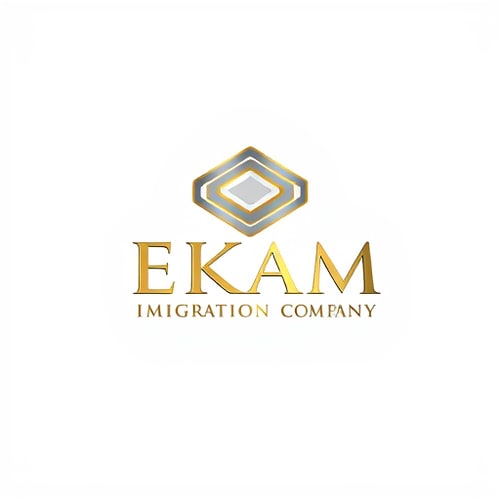AI Design for create logo for jewellery imigration company and company name is Ekam Imitation