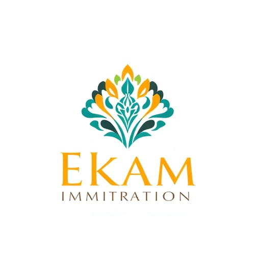 AI Design for create logo for jewellery imigration company and company name is Ekam Imitation