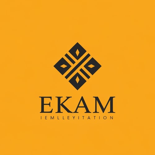 AI Design for create logo for jewellery imitation company and company name is Ekam Imitation