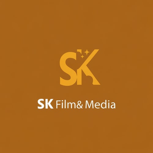 AI Design for SK Film & Media logo and icons