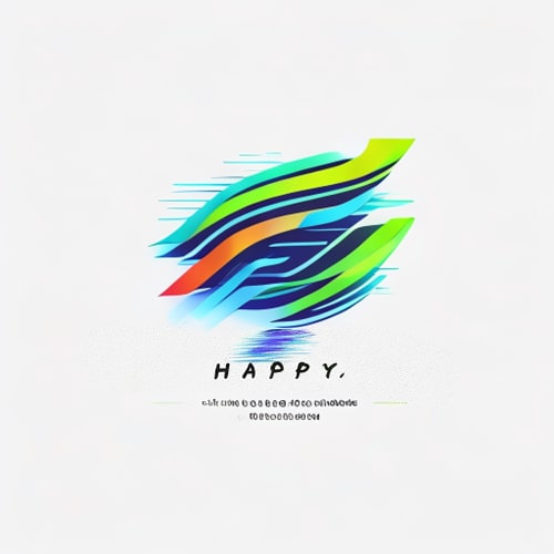 AI Design for Change text to happy
