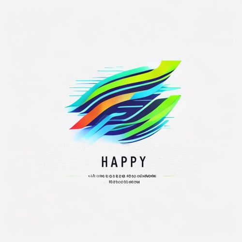 AI Design for Change text to happy