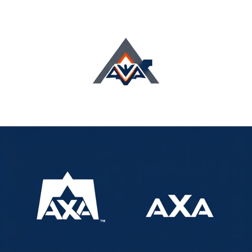 AI Design for Make a logo with the name of AXA 