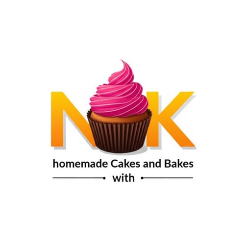 AI Design for n&K homemade Cakes and Bakes with cupcke and