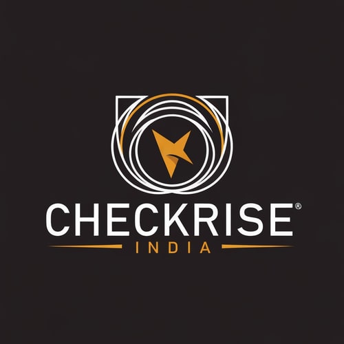 AI Design for create a corporate logo of a company CHECKRISE INDIA